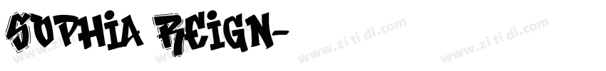Sophia Reign字体转换